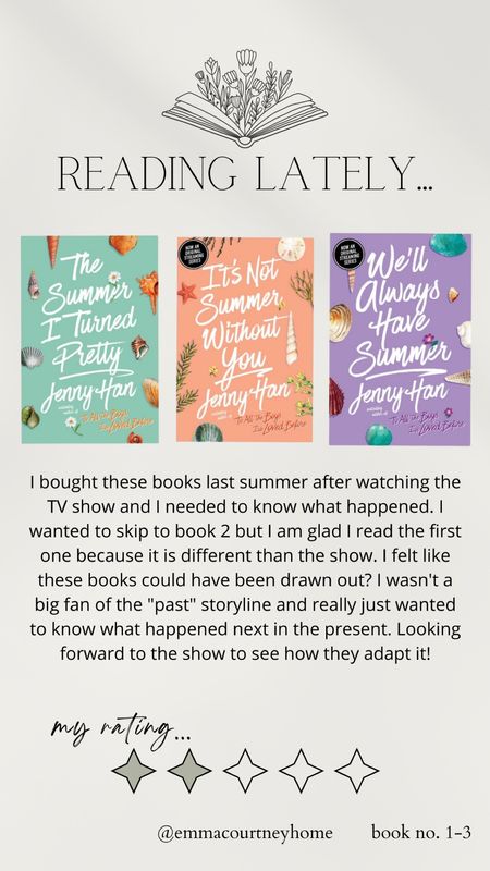 The summer I turned pretty. Book review. Amazon 