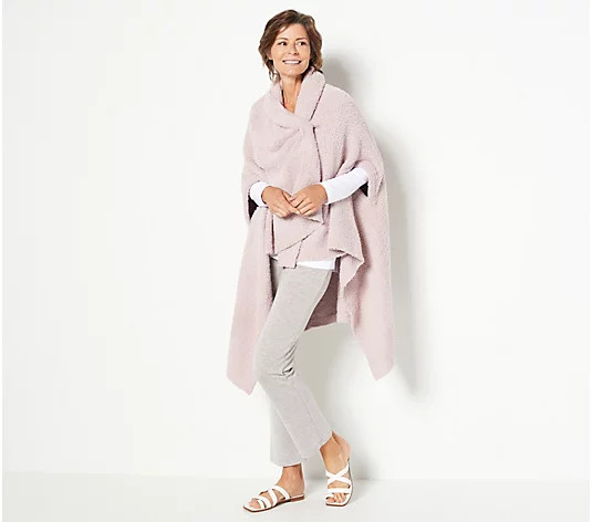 Barefoot Dreams CozyChic Oversized Weekend Wrap | QVC