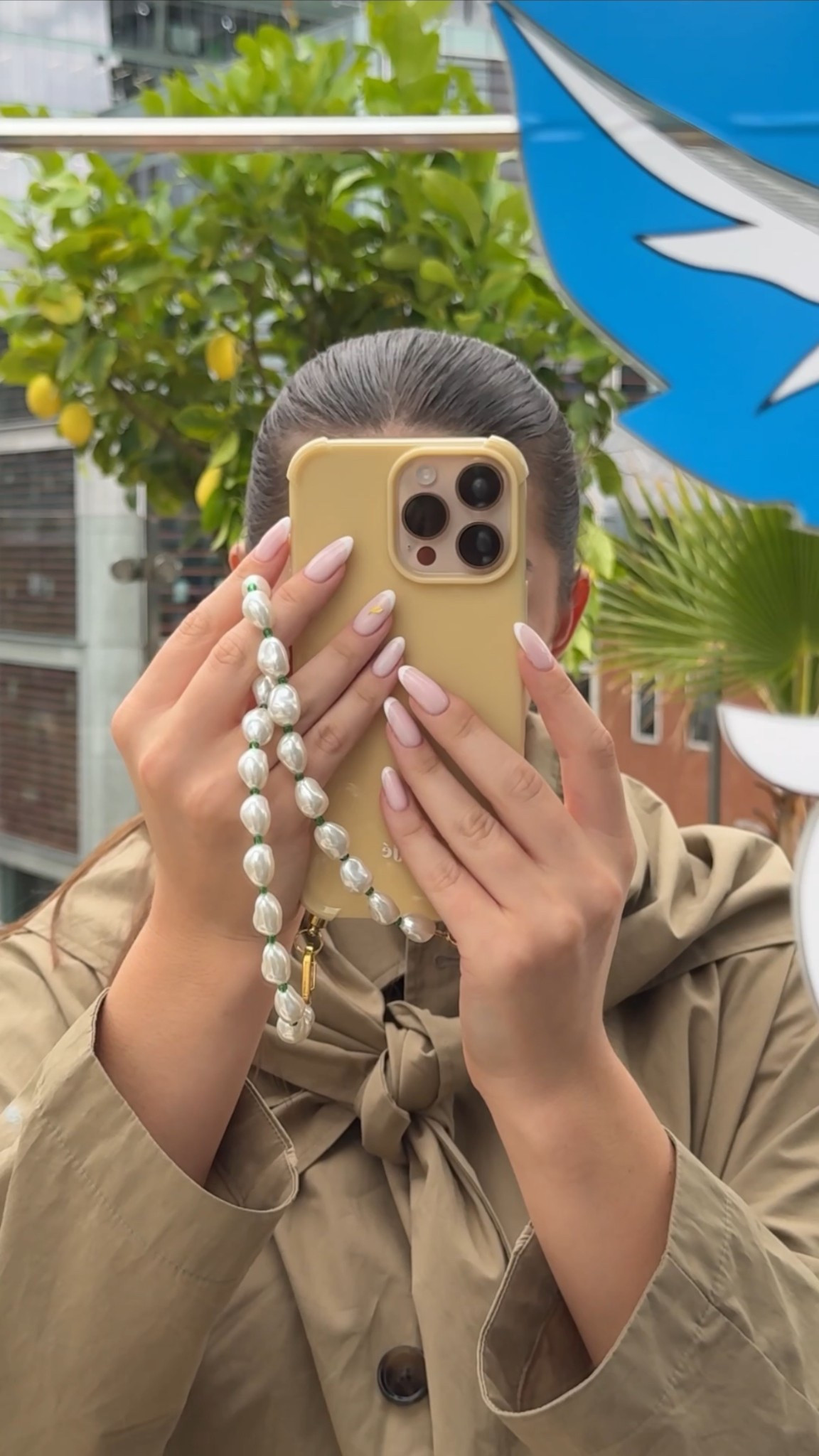Phone case / yellow / pearls / summer / essie / phone chain / phone case / iPhone 

#LTKstyletip #LTKuk #LTKsummer