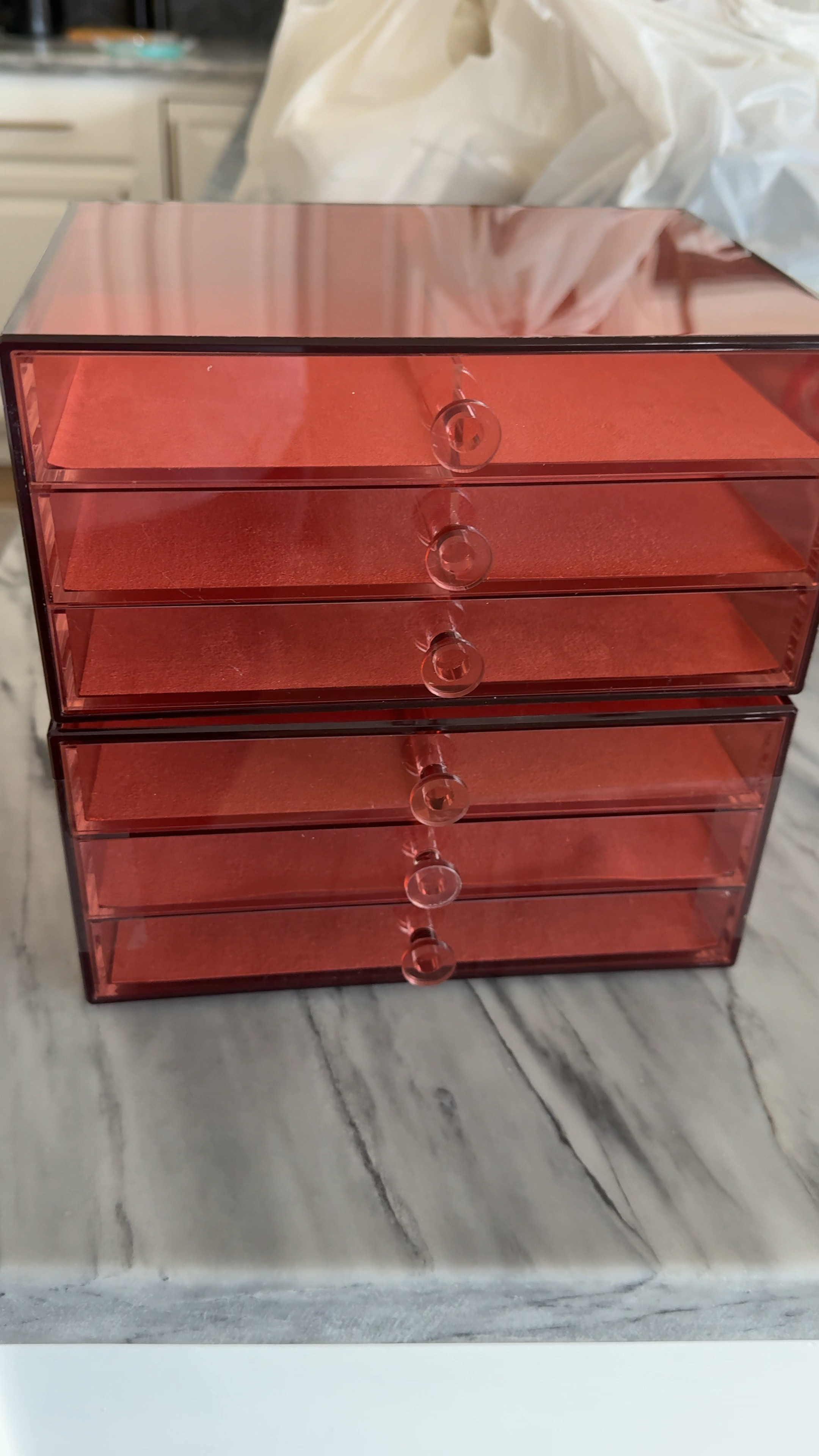 A new day acrylic three drawer organizer, jewelry box in Rose pink target small three drawer desk organizer jewelry, organizer, makeup, organizer, vanity, organizer

#LTKStyleTip #LTKFindsUnder50 #LTKWatchNow