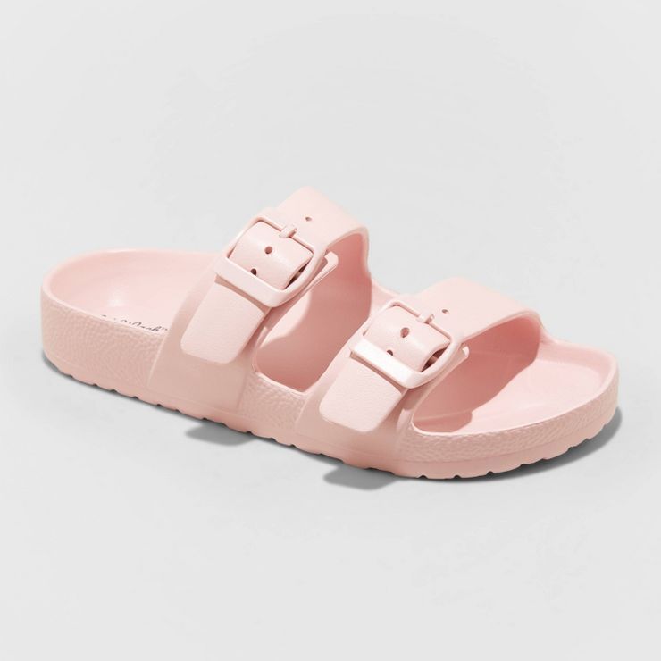 Kids' Noa Slip-On Footbed Sandals - Cat & Jack™ | Target