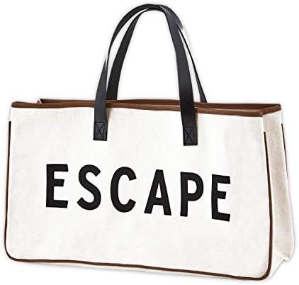Weekend Vibes Canvas Beach Bag, Beach Tote, Carry Bag by Santa Barbara Design Studio (Escape) | Amazon (US)