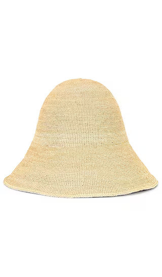 Janessa Leone Teagan Hat in Neutral. - size L | Revolve Clothing (Global)