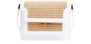 Mini Trunk Soft bag in raffia - MARNI | 24S (APAC/EU)