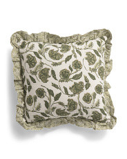 19x19 Paisley Ruffle Pillow | Throw Pillows | Marshalls | Marshalls