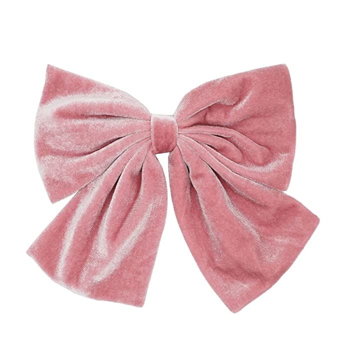 Spenlly 6.5 Inch Large Velvet Hair Bows Clip Big Hair Bow Alligator Clip Hair Barrettes Hair Acce... | Amazon (US)