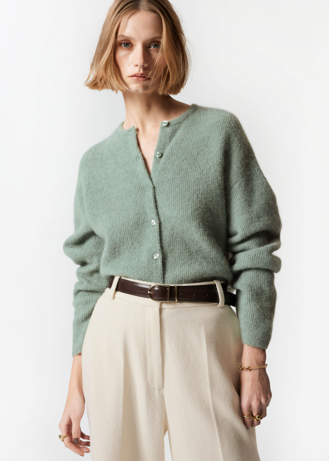 Alpaca-Blend Knitted Cardigan | & Other Stories US