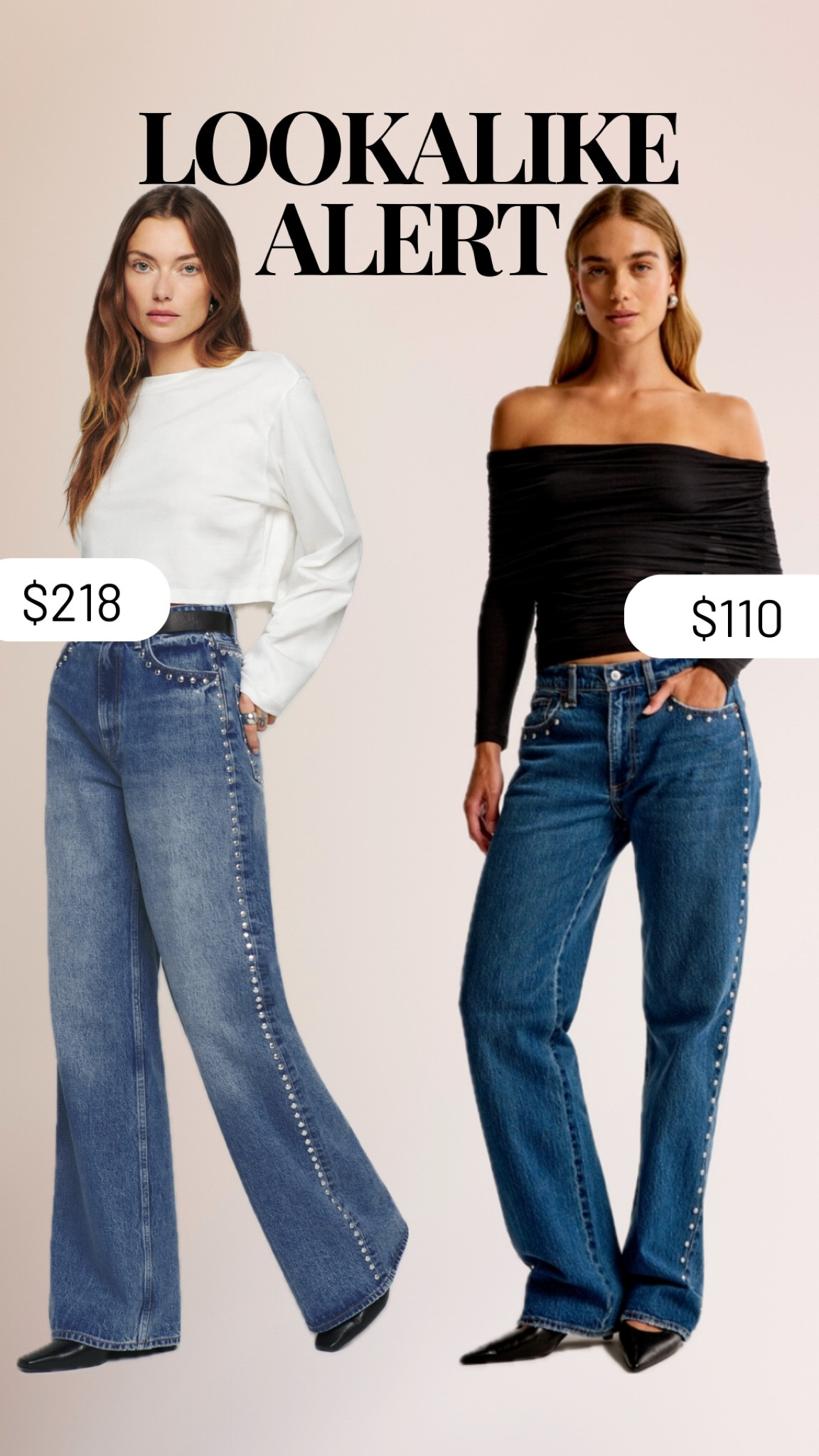 Studded jeans lookalikes 🍂

#LTKStyleTip #LTKFallSale