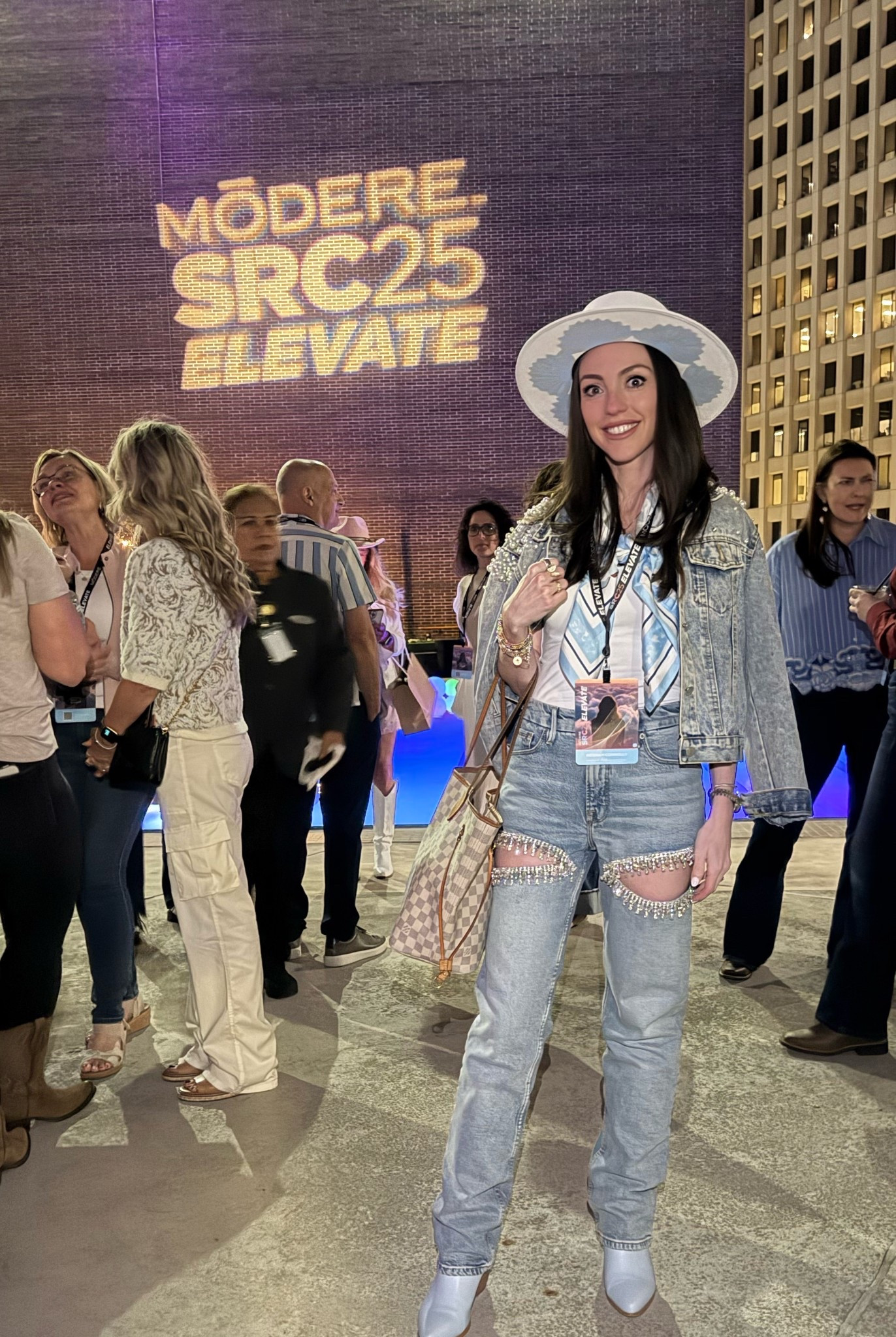Loved this denim and diamonds themed fit for the opening night in Houston 🤗 

#LTKFestival #LTKSpringSale #LTKSeasonal