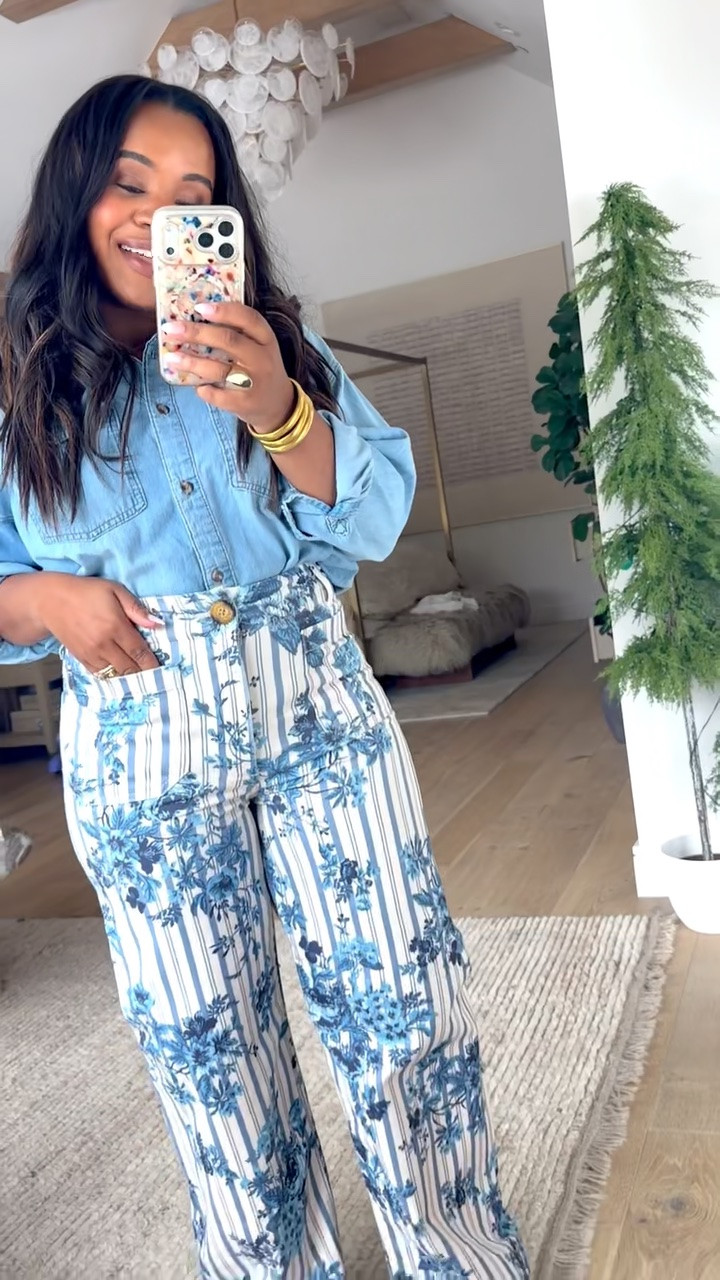 New Colette pant from Anthropologie! It comes in the most perfect print 🩵 They fit so great & also come in linen! Great staple for your closet. Use code TARYN20

#LTKgrwm #LTKootd #LTKSeasonal