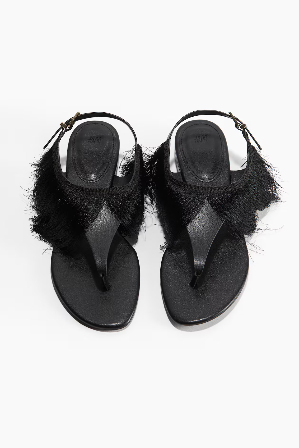 Fringe-trimmed sandals | H&M (UK, MY, IN, SG, PH, TW, HK)