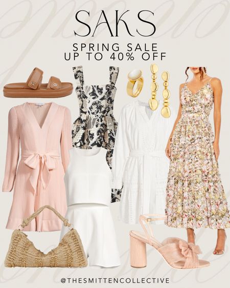 Saks spring sale is going on!!! Up to 40% off so many great  items!!!! Hurry hurry!! 

amazon, clothes, saks, saks sale, spring sale, saks dress, saks shoes, sandals, summer clothes, summer dress, event dress, resort wear, wedding guest outfit, spring sale 

#LTKstyletip #LTKSeasonal #LTKsalealert