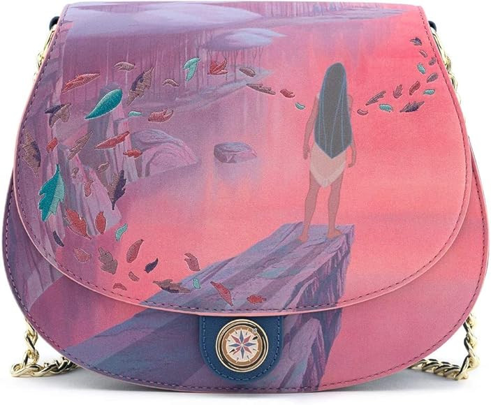 Loungefly Disney Pocahontas Colors of the Wind Crossbody Bag Standard | Amazon (US)