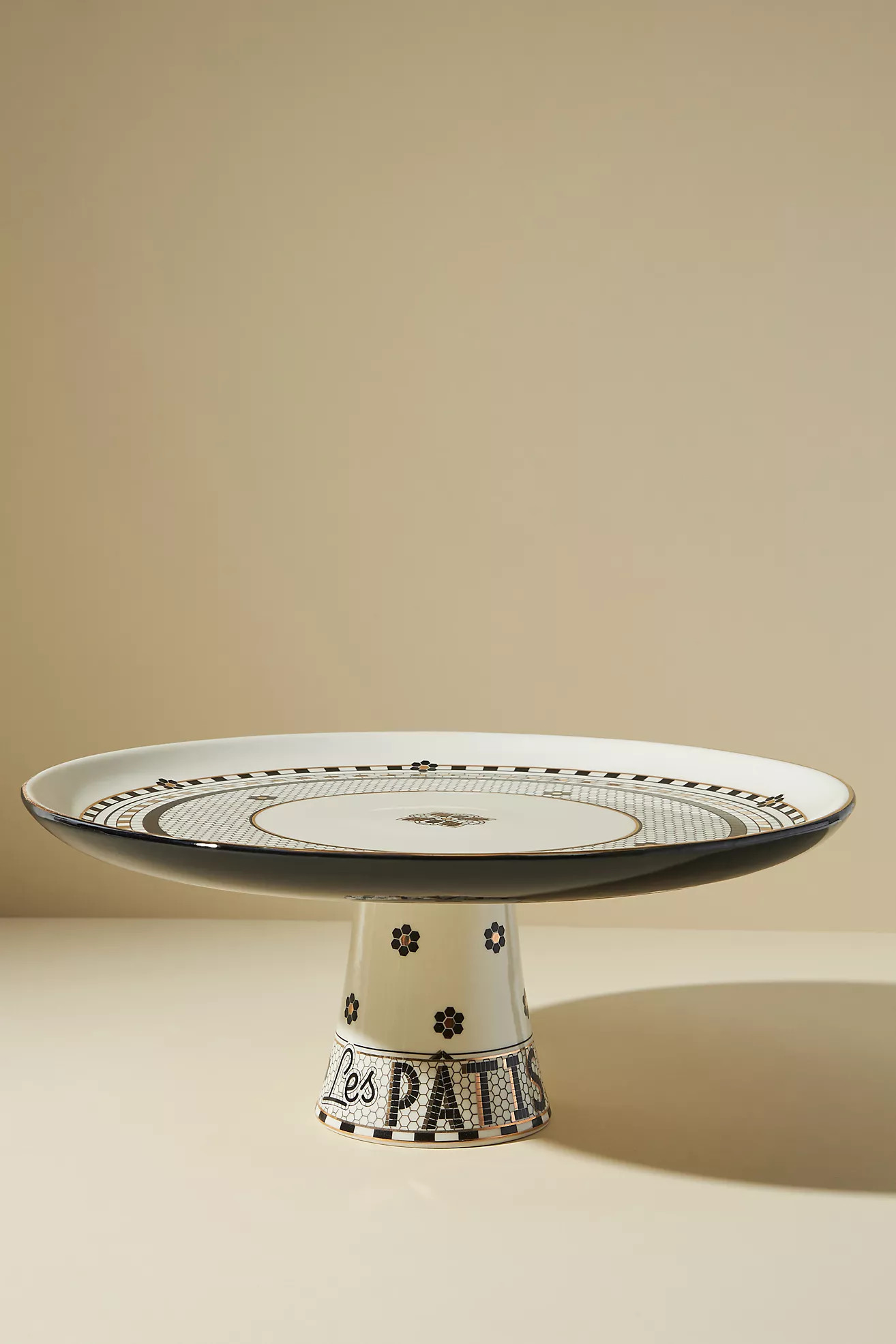 The Bistro Tile Stoneware Cake Stand | Anthropologie (US)