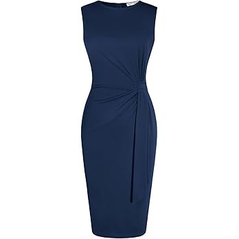 GRACE KARIN Women Work Dress,Bodycon Pencil Business Dresses,Sleeveless Cocktail Dresses Knee Len... | Amazon (US)