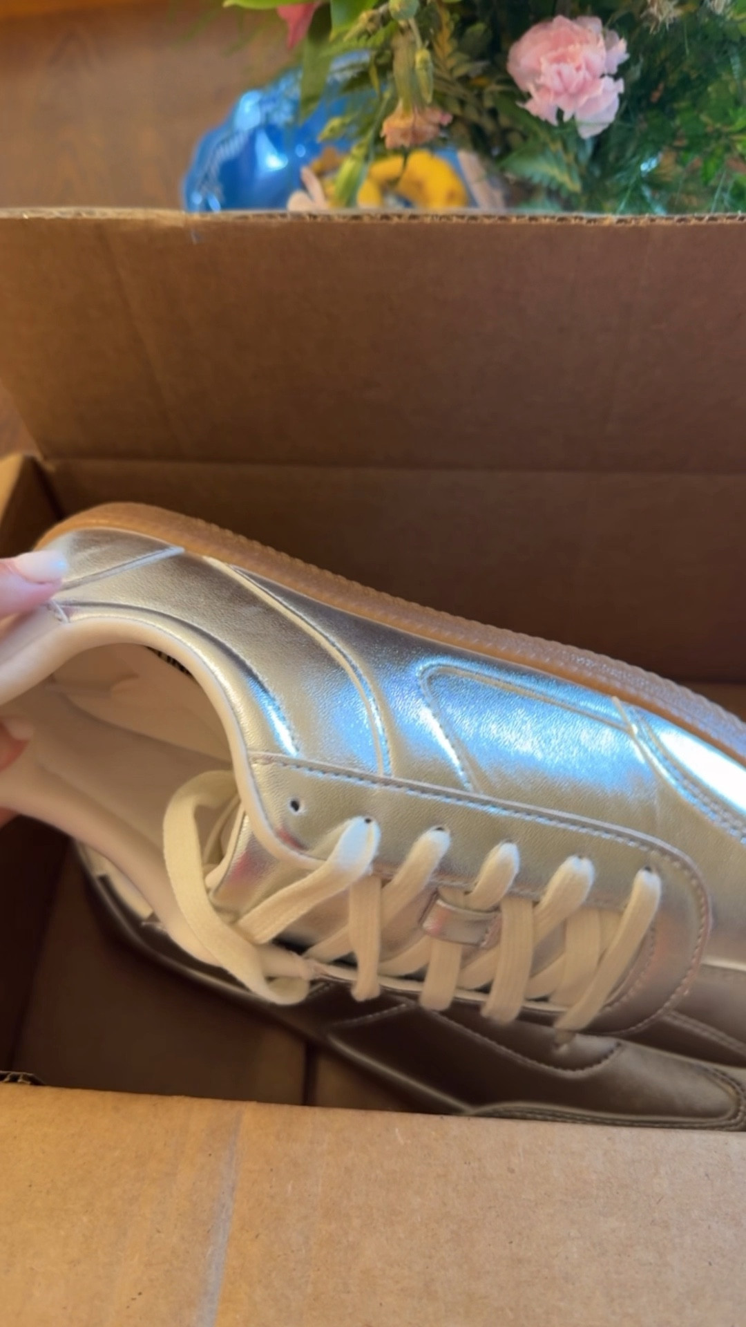 Just a little go with everything sneaker 