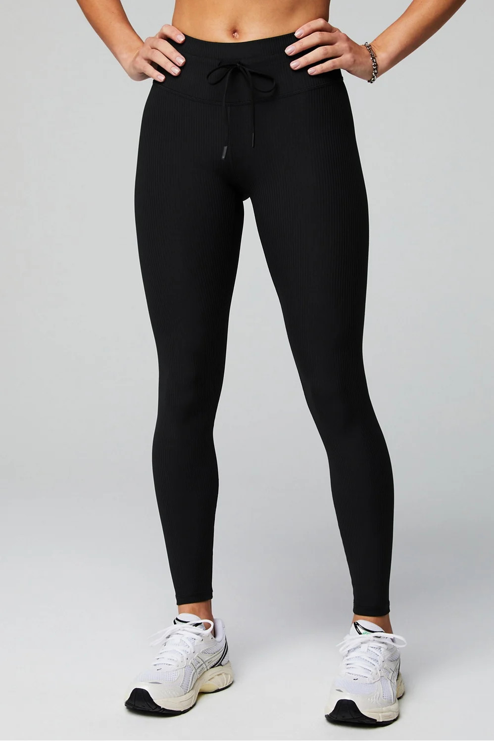 Oasis Rib High-Waisted Legging | Fabletics - North America