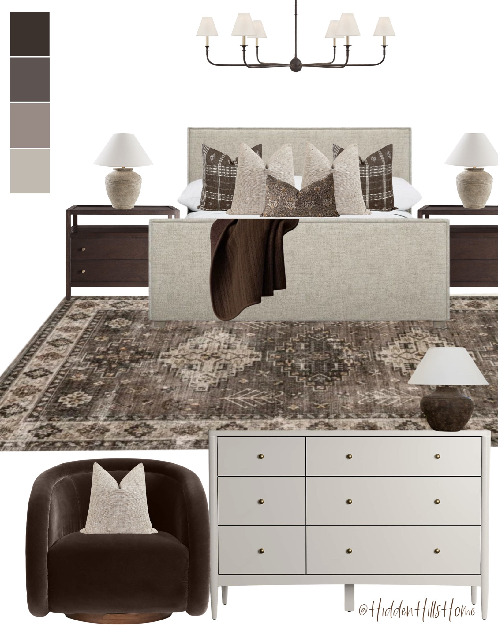 Bedroom decor mood board, master bedroom, primary bedroom design, bedroom decor ideas #bedroom 

#LTKhome #LTKsalealert #LTKstyletip