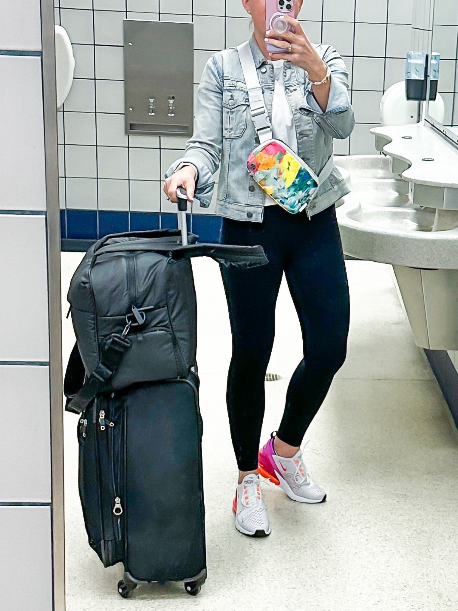 🧳Travel style. This carry on is a game changer!! Holds so much stuff and still fits under the seat. 

#travelstyle #carryonlife #carryon #carryonbag #calpak #lukabag 

#LTKFind #LTKtravel #LTKitbag