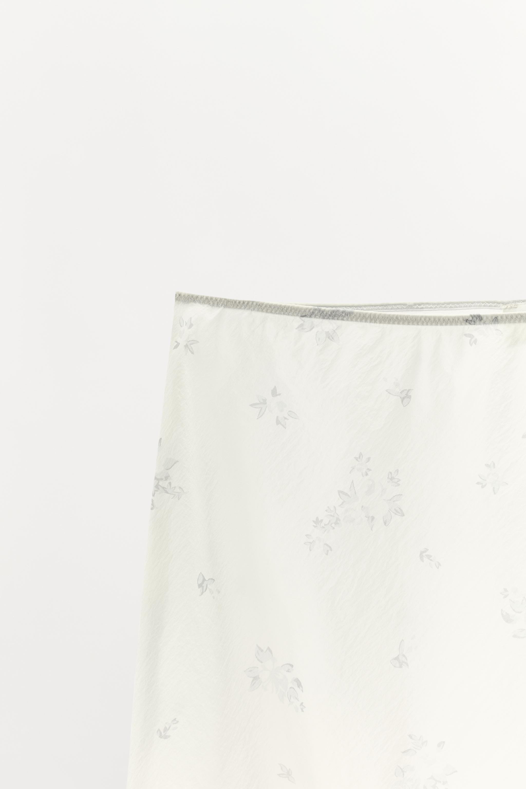 FLORAL NYLON SKIRT | Zara US