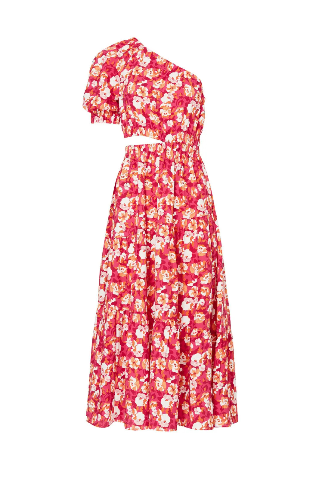 One Shoulder Midi Dress | Rent the Runway