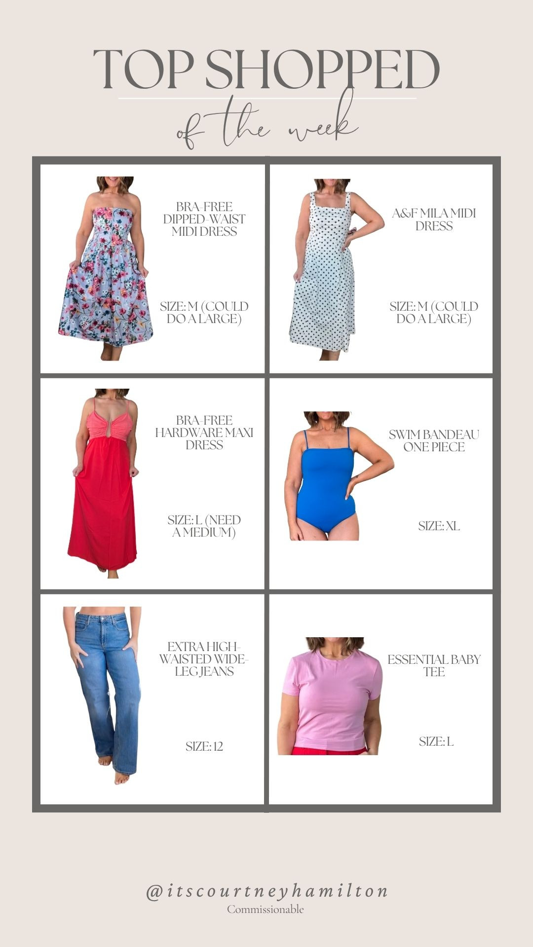 Top Shopped of the Week!!

top sellers, watchnow, new arrivals, finds under 100, maxi dress, spanx, abercrombie, denim, old navy, spring fashion, courtney hamilton 

 #LTKootd #LTKSeasonal #LTKMidsize