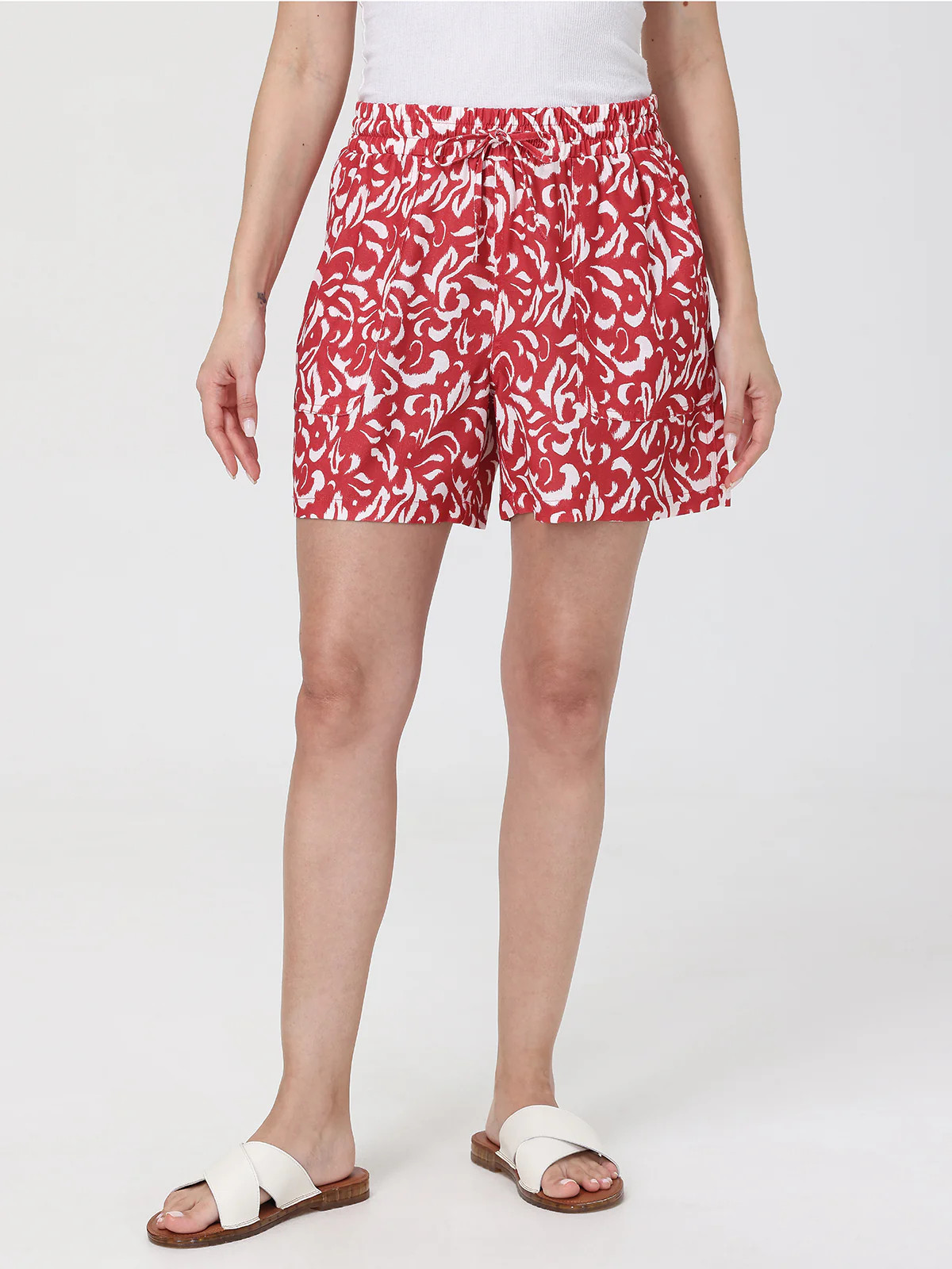 89th & Madison Drawstring Print Shorts | 89th + Madison