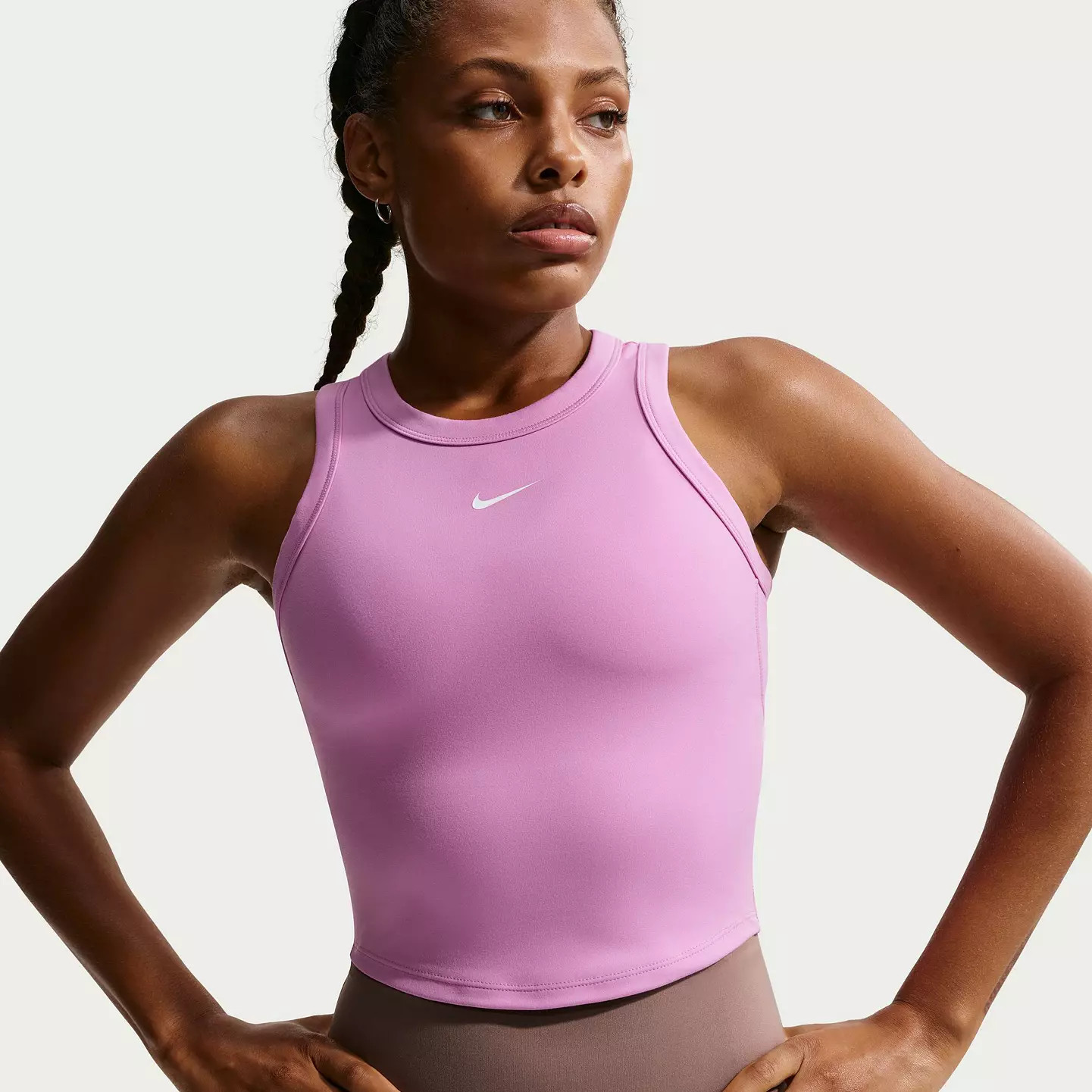Nike Women's One Fitted Dri-FIT Cropped Tank Top | DICK'S Sporting Goods