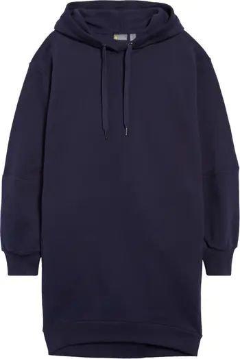 Zella Cara Long Sleeve Fleece Hoodie Dress | Nordstrom | Nordstrom