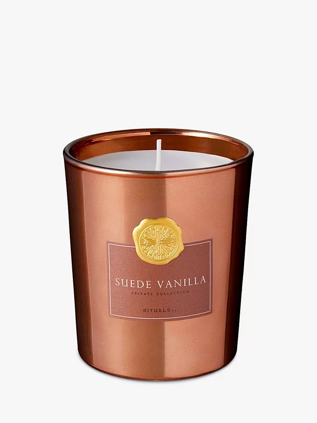 Rituals Private Collection Suede Vanilla Scented Candle, 360g | John Lewis (UK)