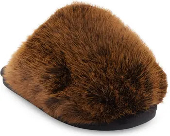 Poof Faux Fur Slipper (Women) | Nordstrom
