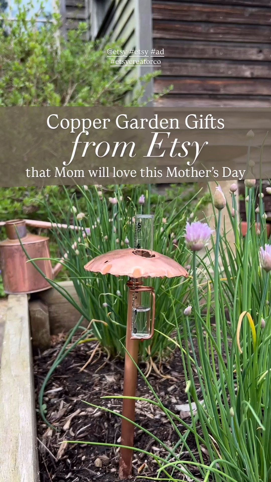 Treat Mom to a special gift this year with these unique copper garden pieces from Etsy! @etsy #etsy #etsycreatorco #ad