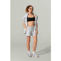 LILYSILK Women's Silkerry Porchlight Lounge Shorts Heather-Grey S - Breathable & Soft Loungewear | LilySilk