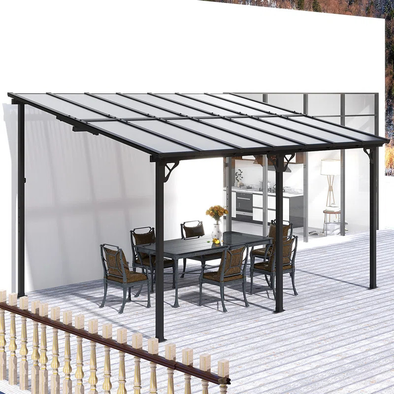 Metal Pergola with Canopy | Wayfair North America