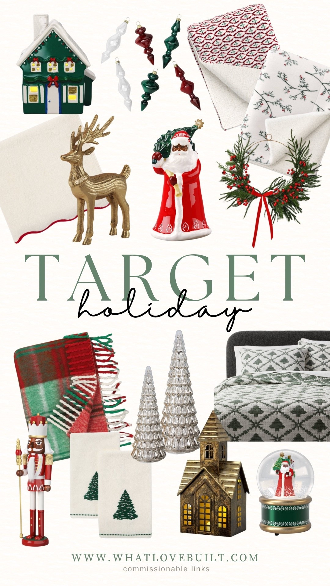 Target Holiday Home New Arrivals 🎄

#holiday #christmas #home #decor #target #seasonal #santa #tree #wreath #nutcracker #blanket #pillow #christmashomedecor #candle

#LTKSeasonal #LTKStyleTip #LTKHome