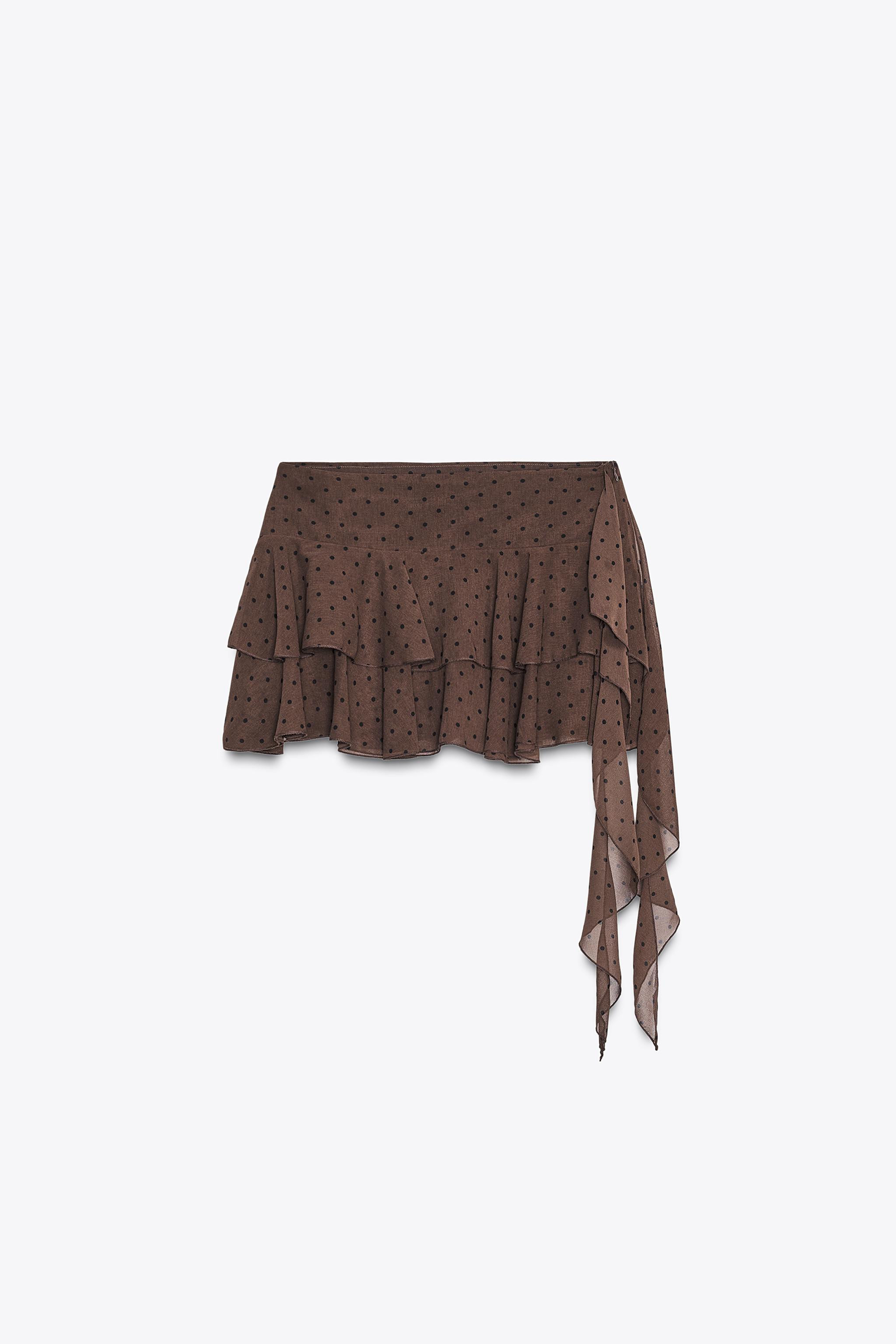 RUFFLE SKORT | Zara US