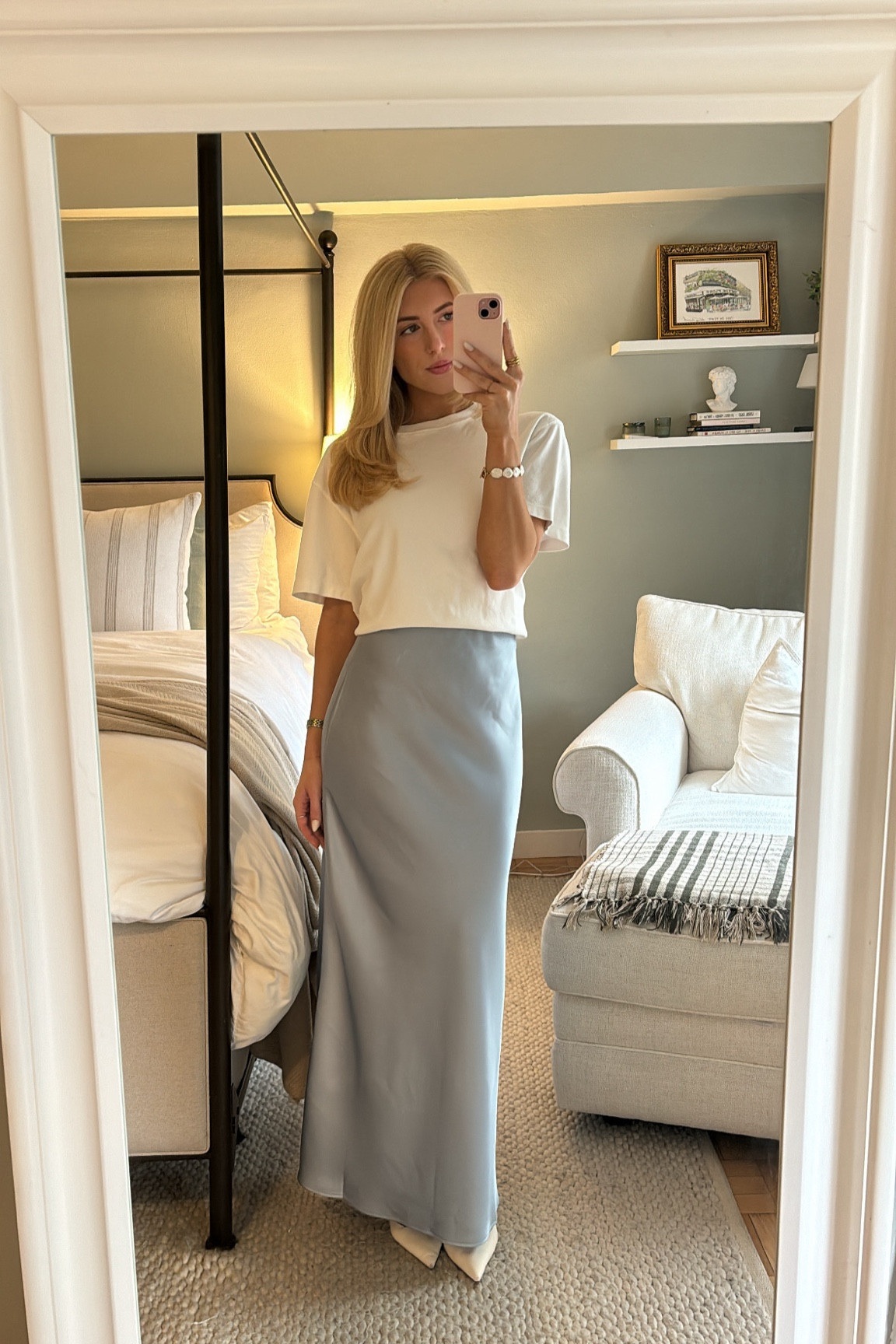 The BEST skirt ever! + linked similar watch and bracelet 🩵