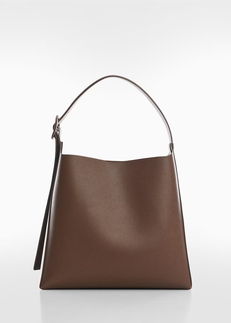 Shopper bag with buckle -  Women | Mango United Kingdom | MANGO (UK)