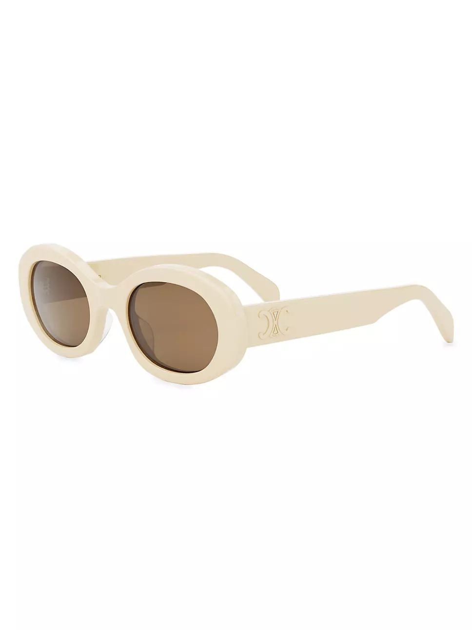 Triomphe 52MM Oval Sunglasses | Saks Fifth Avenue