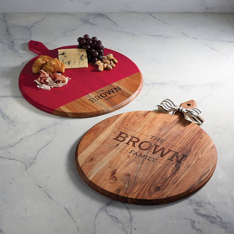 Berkley Round Charcuterie Boards - Natural - Frontgate | Frontgate