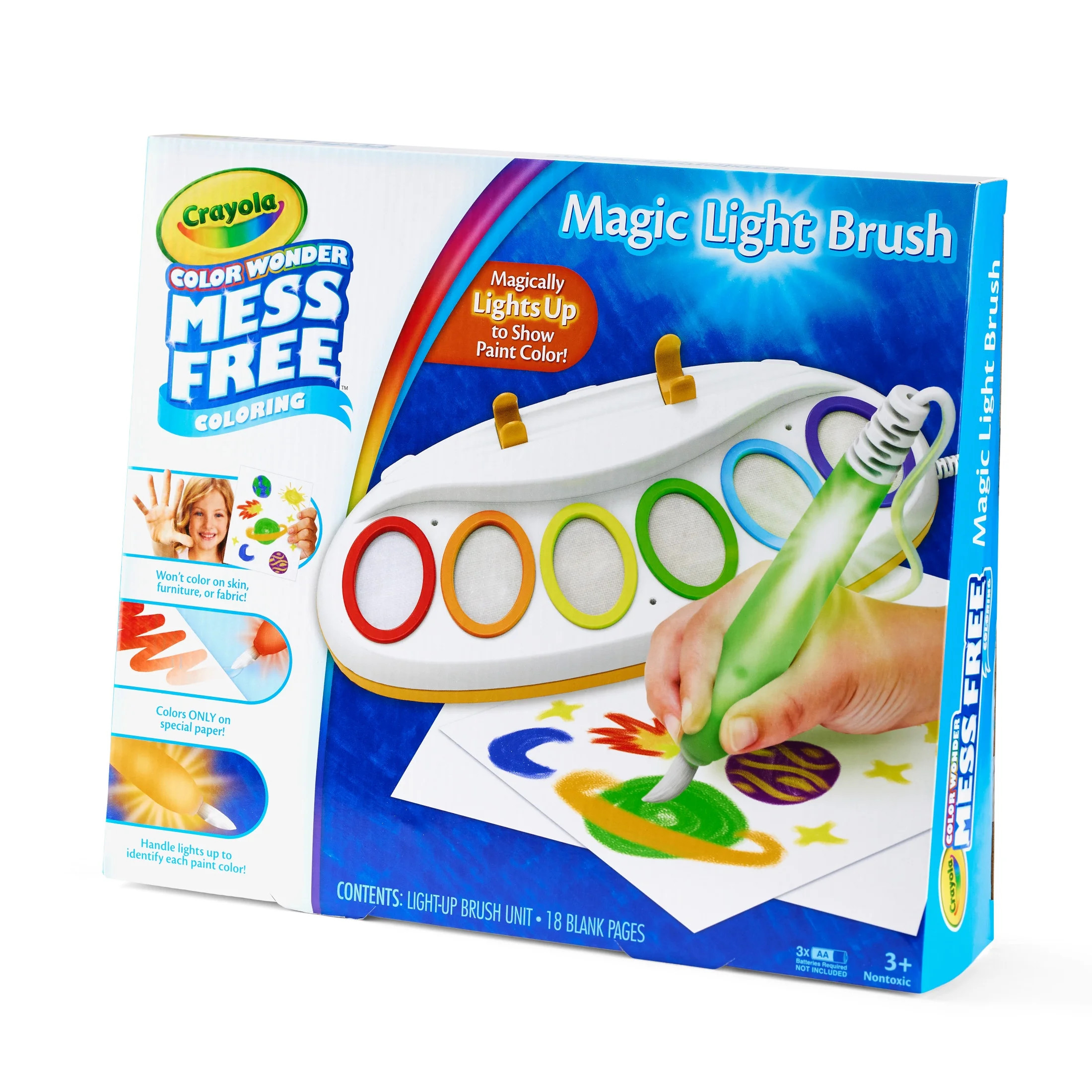 Crayola Color Wonder Magic Light Brush, Mess Free Kids Painting Set, Preschool Supplies, Toddler ... | Walmart (US)