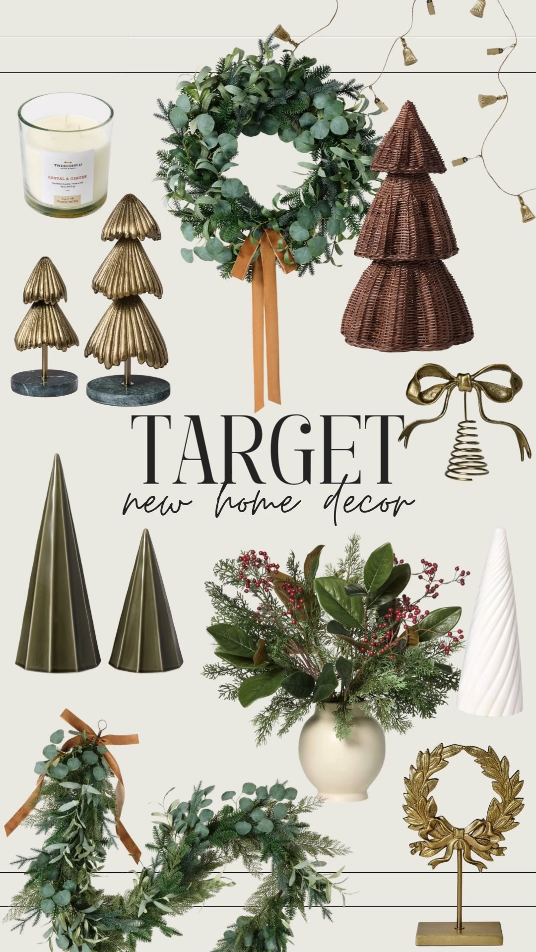 The new Threshold Christmas home decor drop at Target is GORGEOUS 🌲✨❤️

#LTKFindsUnder50 #LTKSeasonal #LTKHome