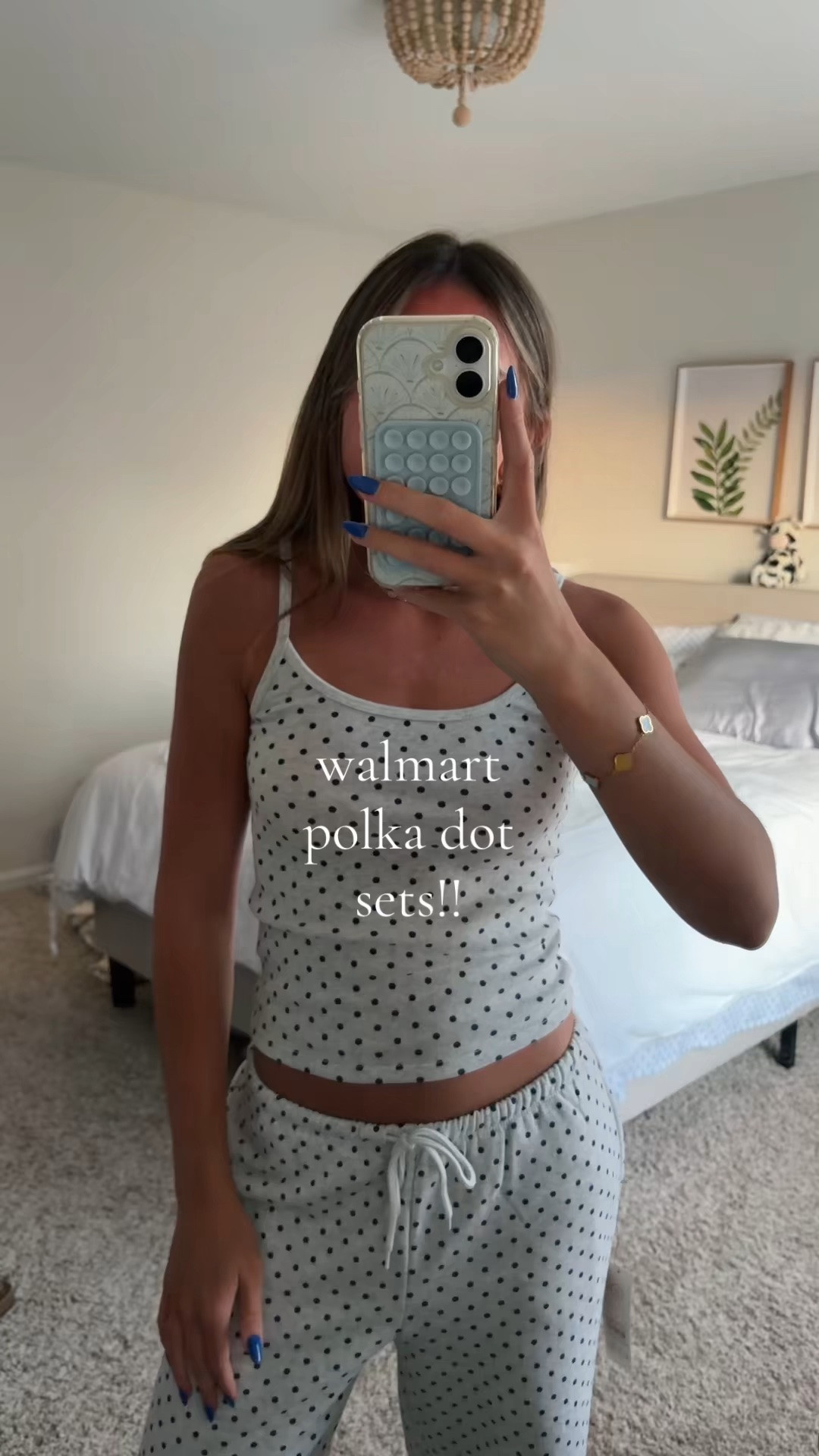 more polka dots at walmart!! this set is adorable and only $17. there is also a matching zip up for $16, so i think this is all a good deal!! perfect to throw on this summer and lounge, super comfy!! the tank fits well and pants are the perfect length and fit. you need this set it is more than perfect. i keep saying, walmart never misses!!

#LTKWalmart #walmartfinds #ootd #matchingset #polkadots #summerstyle #trendingoutfit #outfitinspo

#LTKdayinmylife #LTKootd #LTKU
