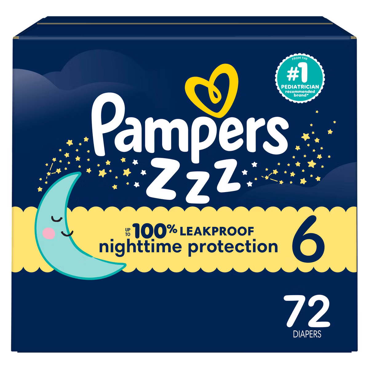 Pampers Swaddlers Overnight Diapers - Size 7 - 36ct | Target