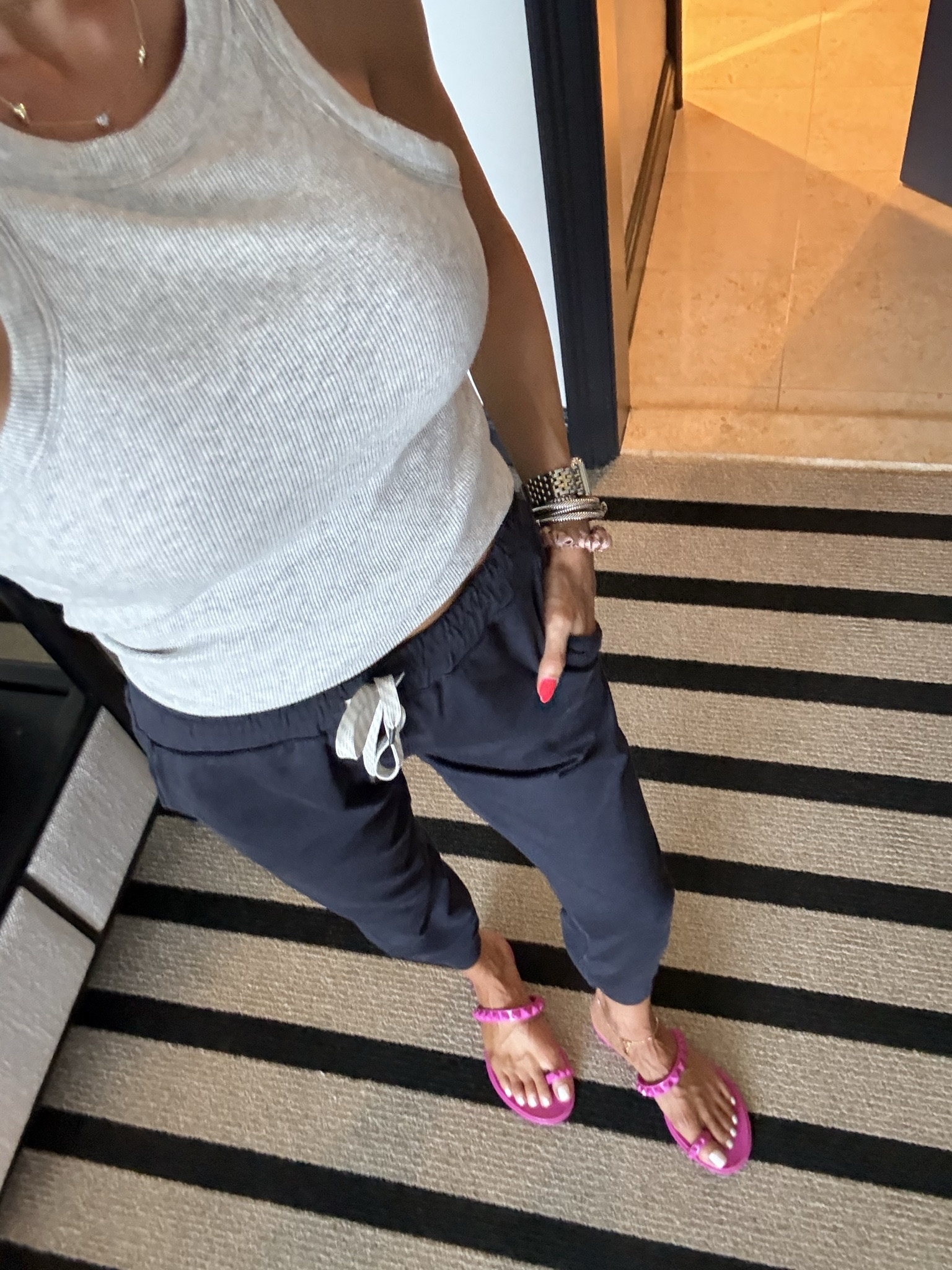 My favorite joggers ever size xxs ribbed tank xs 

#LTKPetite #LTKSaleAlert #LTKTravel