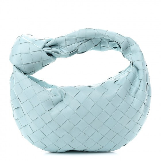 BOTTEGA VENETA Nappa Intrecciato Mini BV Jodie Teal Washed | Fashionphile