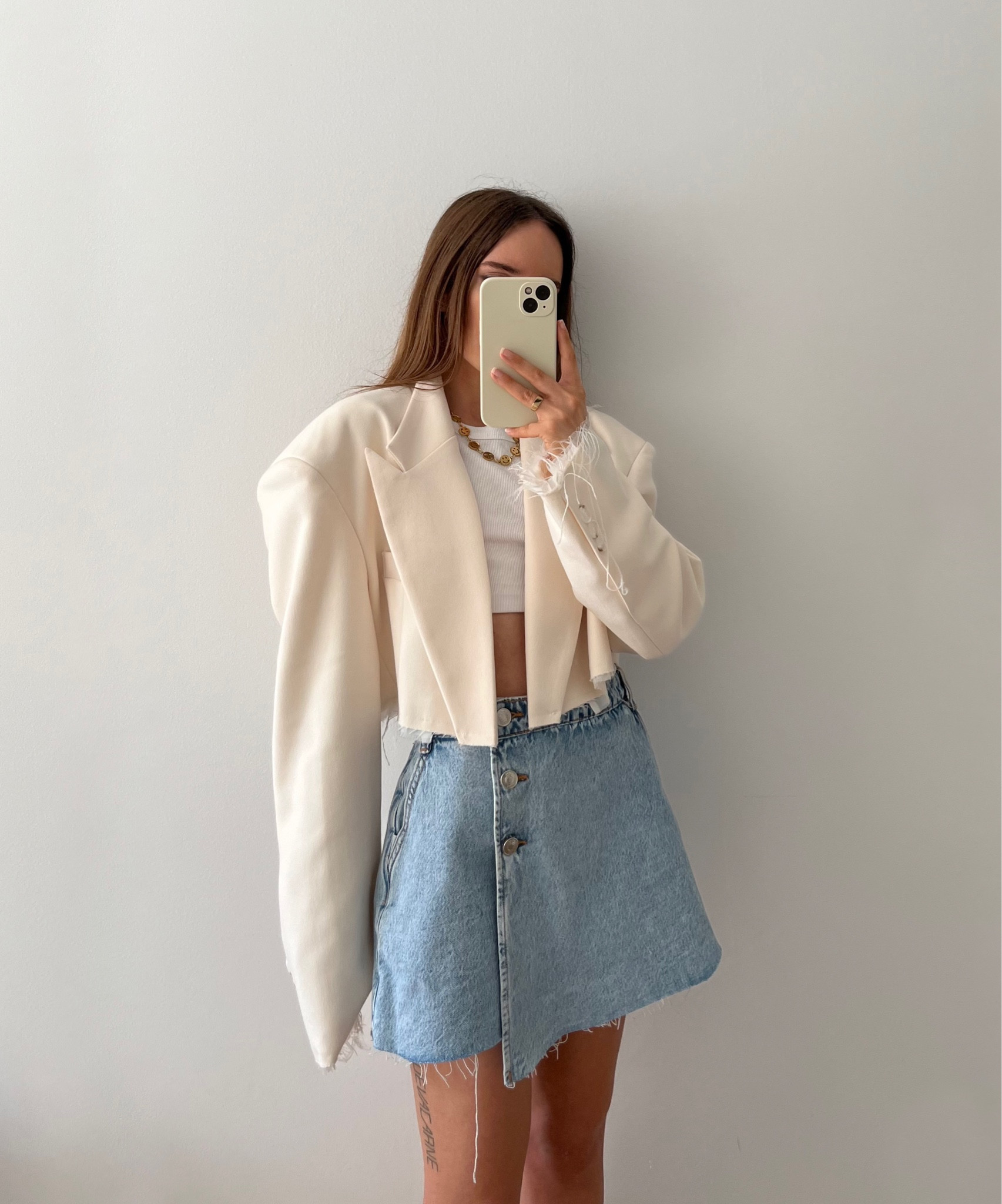 Cream and denim outfit 🤍 One of my favorite outfit combinations for Summer 

#LTKstyletip #LTKSeasonal #LTKeurope