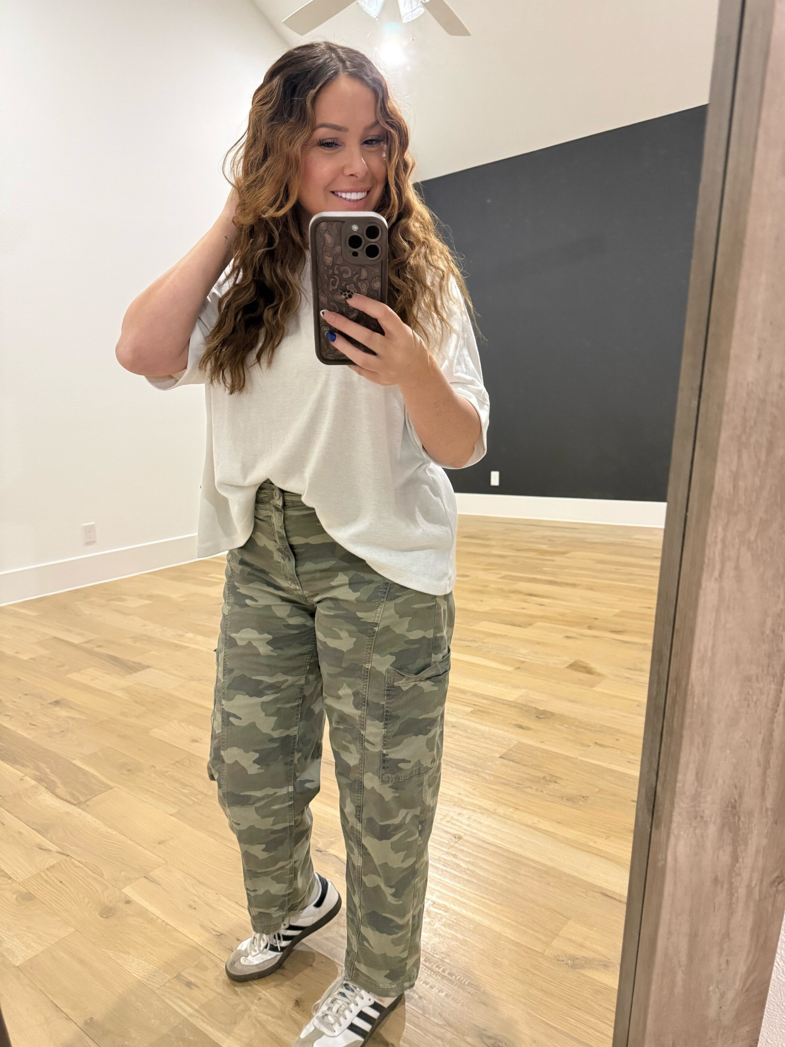 Everyday fit. Camo comfy sambas 

#LTKootd #LTKmomlife #LTKMidsize