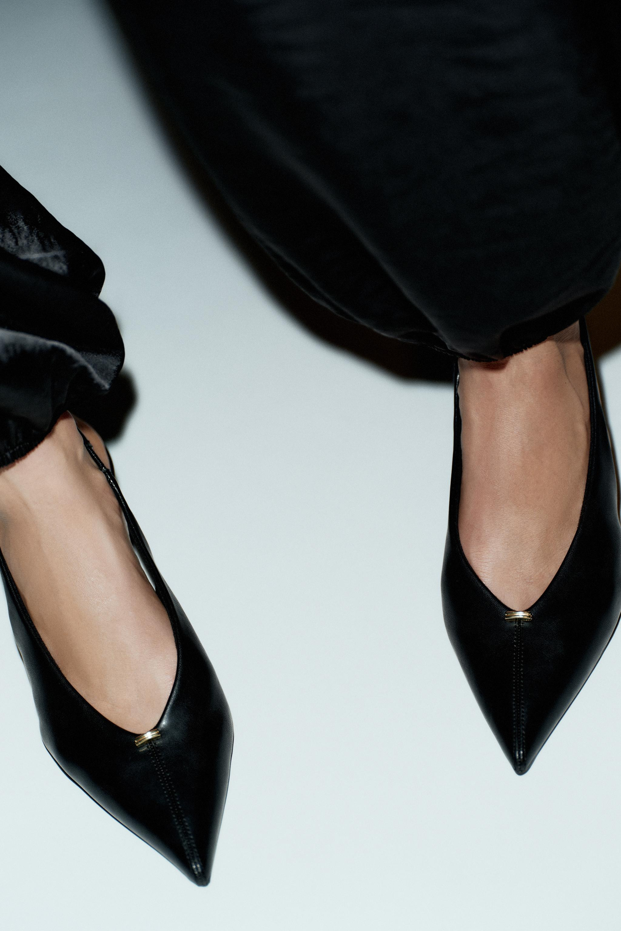 HEELED SLINGBACK SHOES | Zara UK