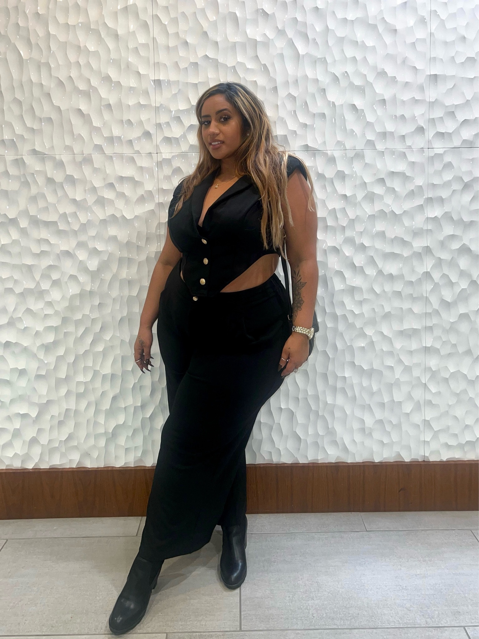 Black Two Piece Set 